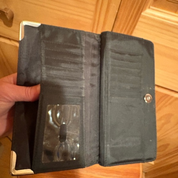 Nicole by Nicole Miller Womens
Pebbled Pvc Leather Zip/Snap Black
Wallet - Picture 9 of 12